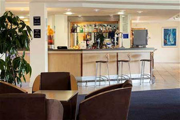 The bar at the Holiday Inn Express Cardiff airport